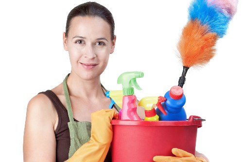 Cleaning a carpet stain caused by a pet accident