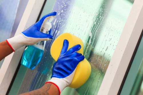 Deep cleaning equipment used for business carpet maintenance