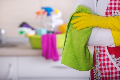 Step-by-step stain removal on fabric